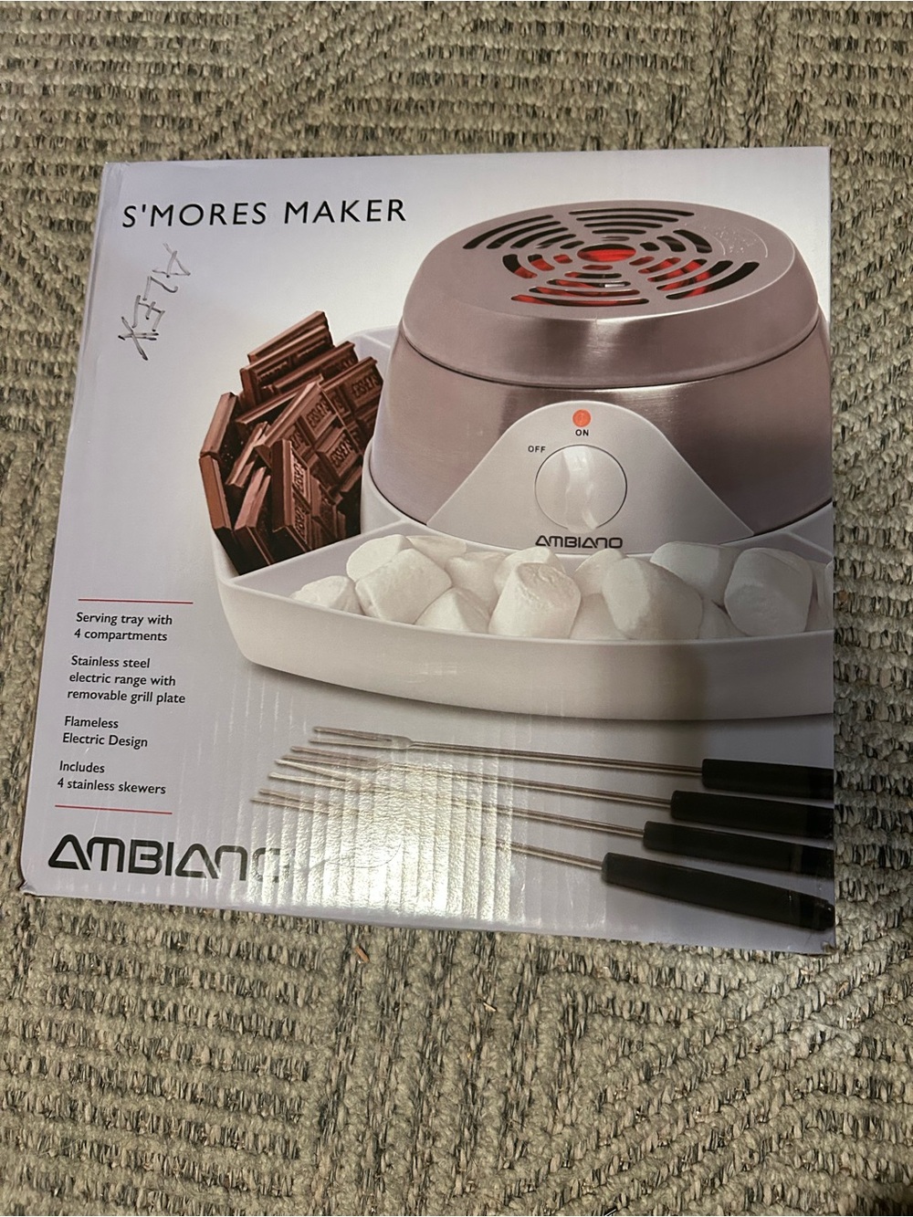 Ambiano S’mores Maker - In Original Packaging